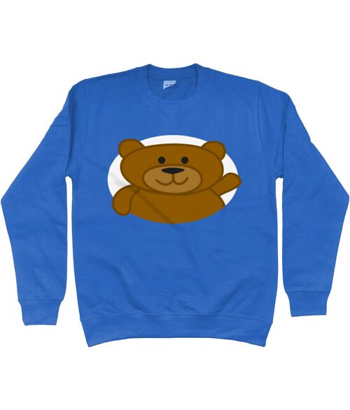 Kid's Sweatshirt BEAR - Royal