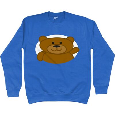 Kinder-Sweatshirt BEAR - Royal