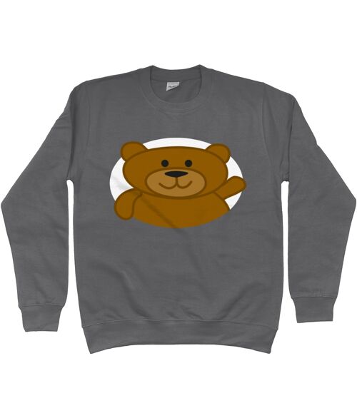 Kid's Sweatshirt BEAR - Storm Grey