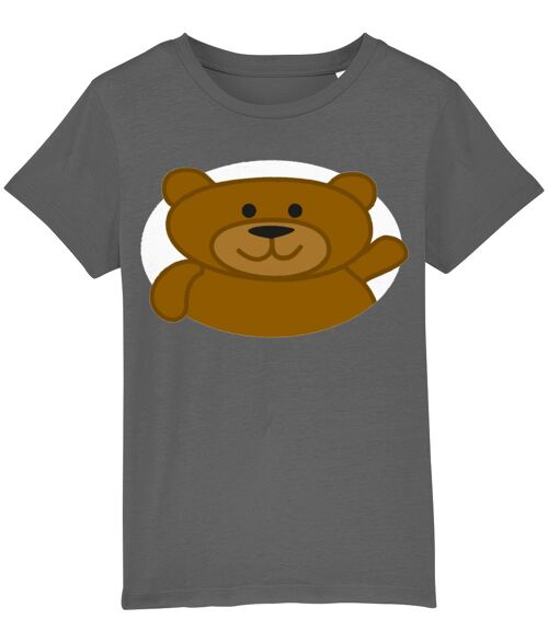 Kid's T shirt BEAR - Anthracite