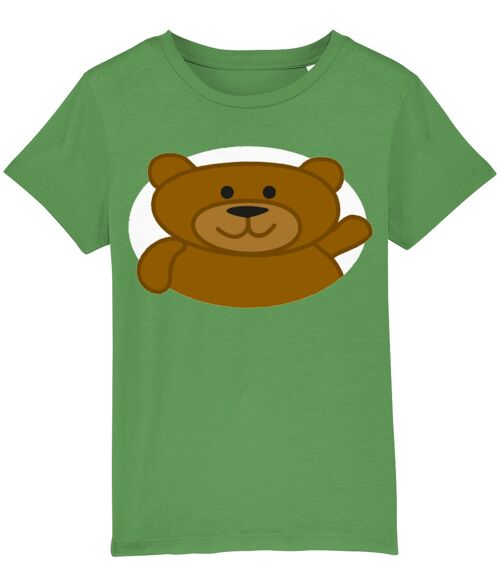 Kid's T shirt BEAR - Fresh Green