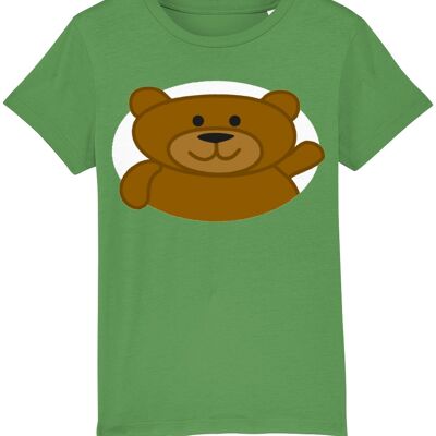 Camiseta niño OSO - Verde fresco