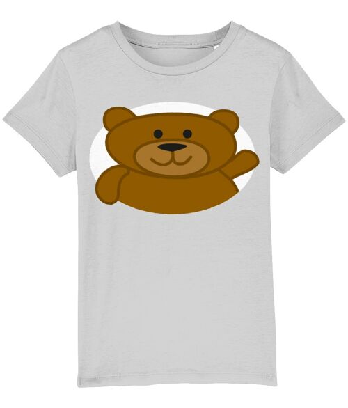 Kid's T shirt BEAR - Heather Grey