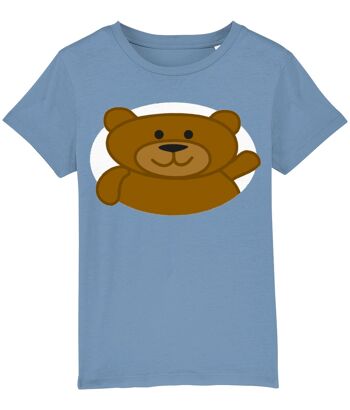 T-shirt enfant BEAR - Mid Heather Blue