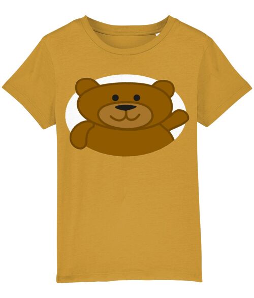 Kid's T shirt BEAR - Ochre