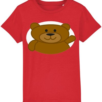 Kid's T shirt BEAR - Red
