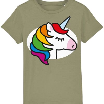 T-shirt bambino UNICORNO - Salvia