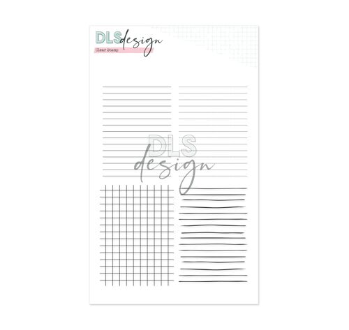 Clear Stamp Journal lines and grid