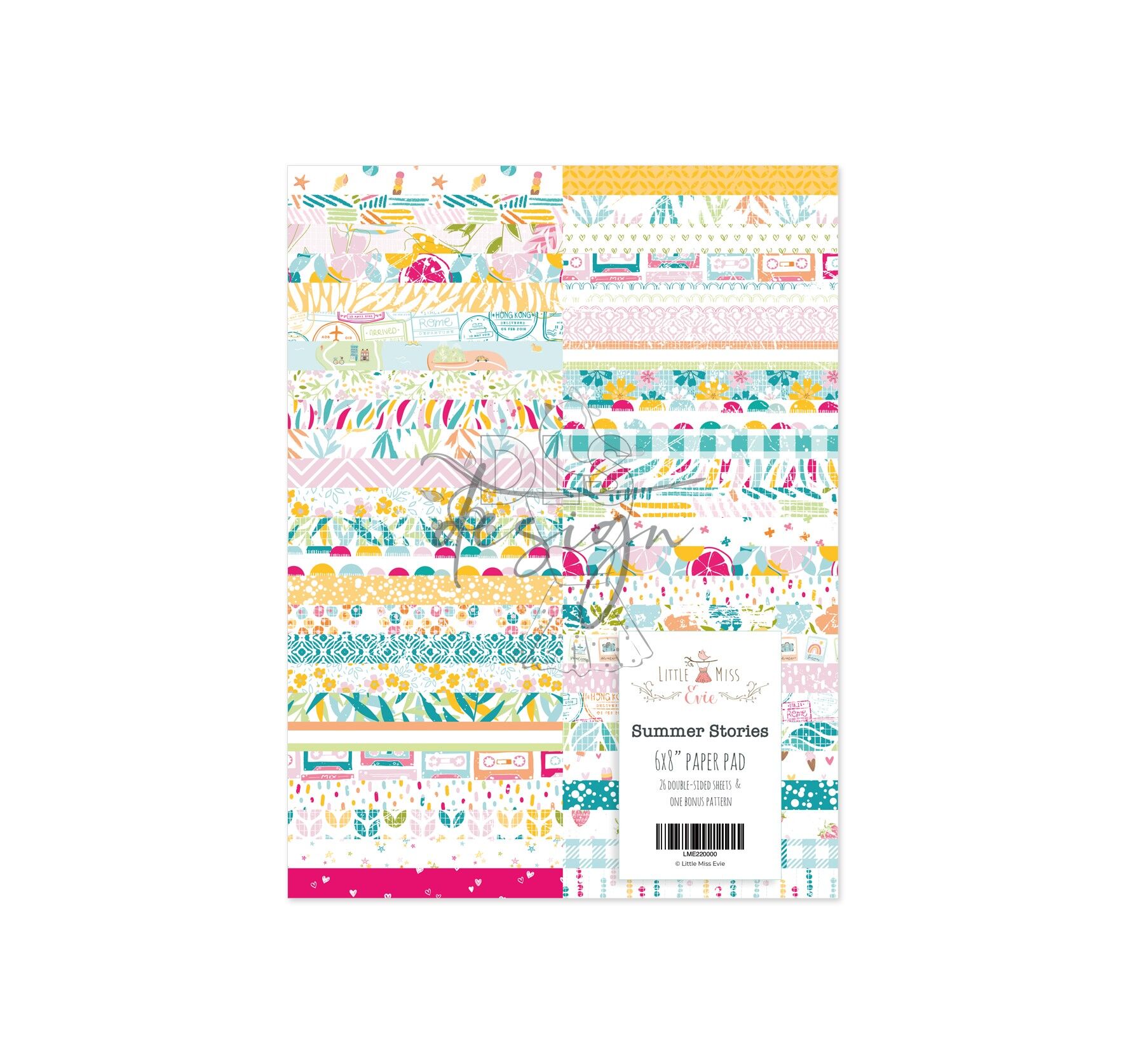 Blocco di carta 6x8" Storie estive 2022