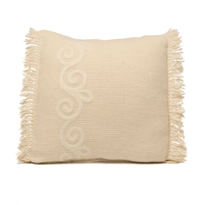Cushion Cover- Handwoven Merino Wool - Women's Cooperative - Swirl