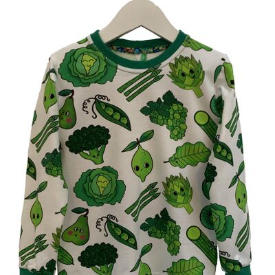 Green Vegetable Classic Long Sleeve T-Shirt