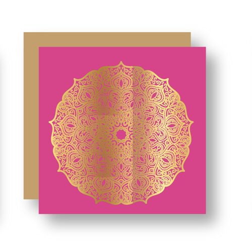 Gold foil Mandala Print