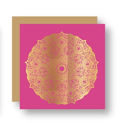 Gold foil Mandala Print