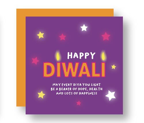 Happy Diwali - stars
