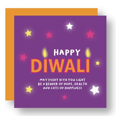 Feliz Diwali - estrellas