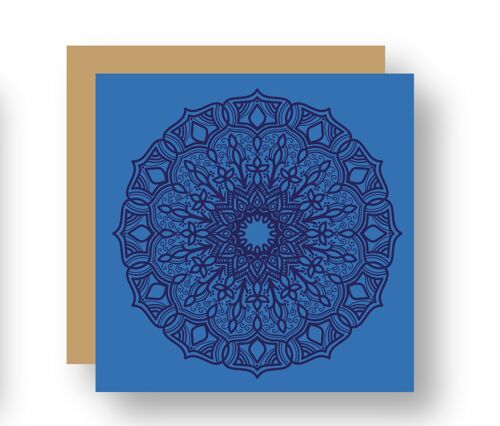 Mandala Blues print