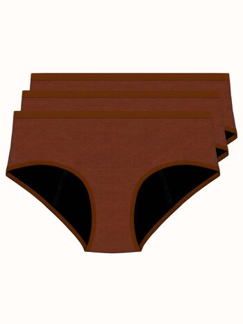 Culottes Menstruelles Repeat SKINS - Dark (Set de 3) 4