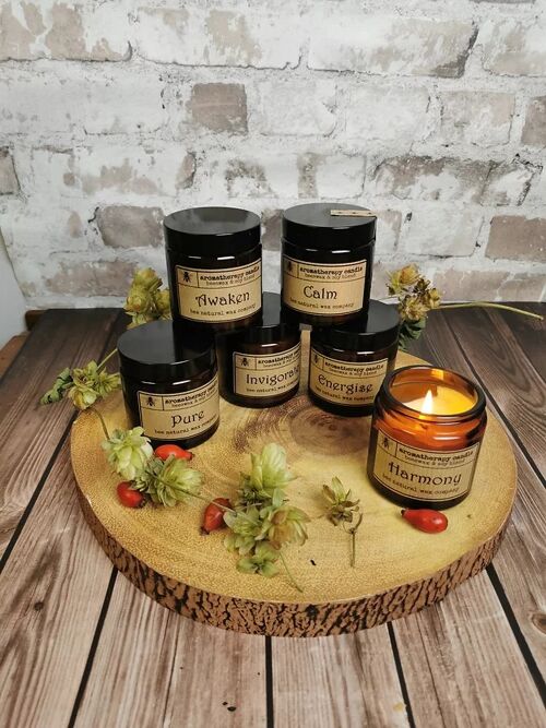 Aromatherapy Candles (Beeswax & Soy Blend)