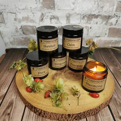 Aromatherapy Candles (Beeswax & Soy Blend)