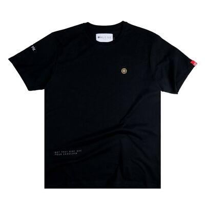 T-shirt classica frequenza nera 417Hz | Classico