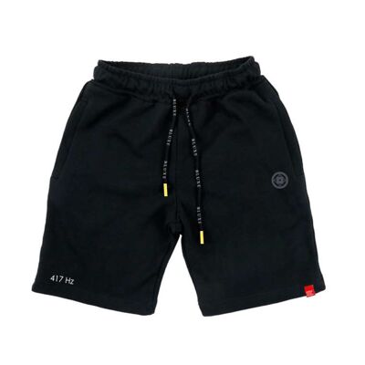 Frequency Classic Shorts Black 417HZ | Unisex (Limited Edition)