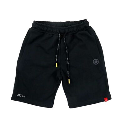 Frequency Klassische Shorts Schwarz 417HZ | Unisex (limitierte Auflage)