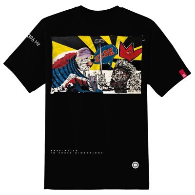 EKSE Schwarzes T-Shirt 396Hz | Kunst ist Leben