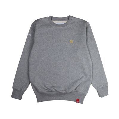 CLASSIC CREWNECK SWEATER GREY 528Hz | CLASSIC