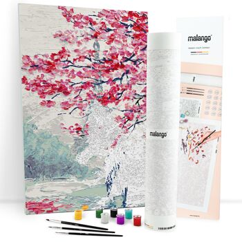 Peinture à numéros - Fleur de cerisier parisienne 1