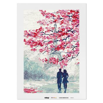 Peinture à numéros - Fleur de cerisier parisienne 2