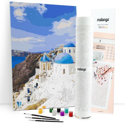 Paint by Numbers - Santorini