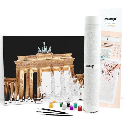 Painting by numbers - Brandenburg Gate