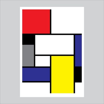 Póster Mondrian 3