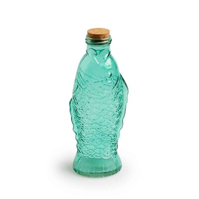 Jarras y botellas Fish - verde 26x9x7