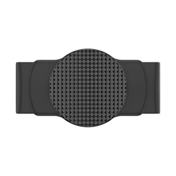 🔘 PopGrip Slide Stretch - Knurled Texture on Black with Square Edges 🔘​ 2