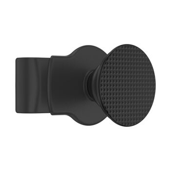 🔘 PopGrip Slide Stretch - Knurled Texture on Black with Square Edges 🔘​ 5