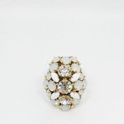 ADDICTED2 - Bague AMELIA Ice blanc