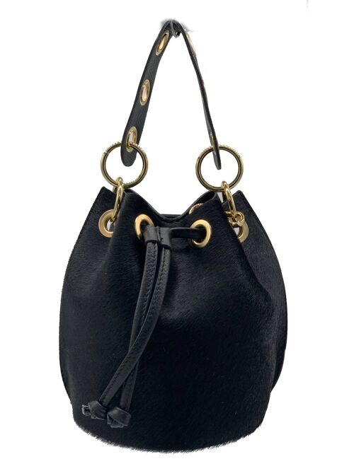 ADDICTED2 - DOROTEA bag in black leather