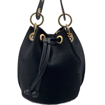 ADDICTED2 - DOROTEA bag in black leather