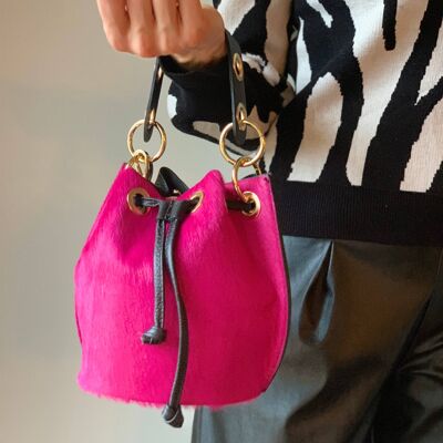 ADDICTED2 - DOROTEA Tasche aus rosa Leder