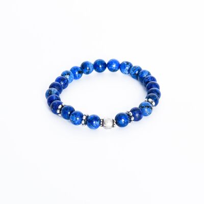 ADDICTED2 - ANTISTRESS bracelet with round stones and silver