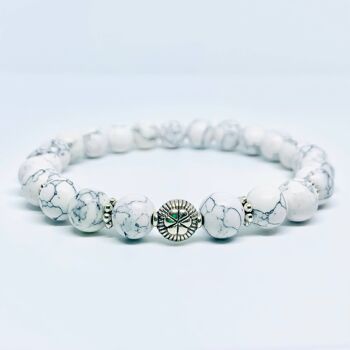 ADDICTED2 - Bracelet HAUMEA avec pierre et argent 925 2