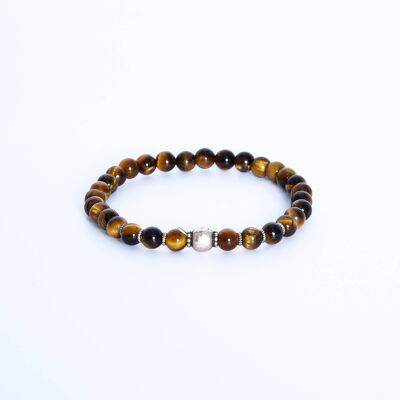 ADDICTED2 - NIRVANA bracelet with round stones and silver