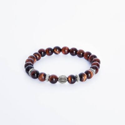 ADDICTED2 - POWER bracelet with round stones and silver