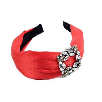 ADDICTED2 - CARLOTTA headband with RED jewel detail