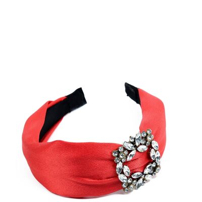 ADDICTED2 - CARLOTTA headband with RED jewel detail