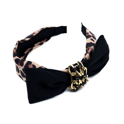 ADDICTED2 - ELISA headband with tiger print