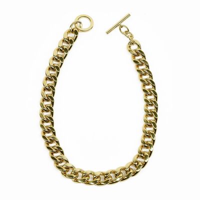 ADDICTED2 - Collar AFRODITE con cadena dorada