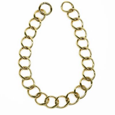 ADDICTED2 - Collar ECATE con cadena dorada