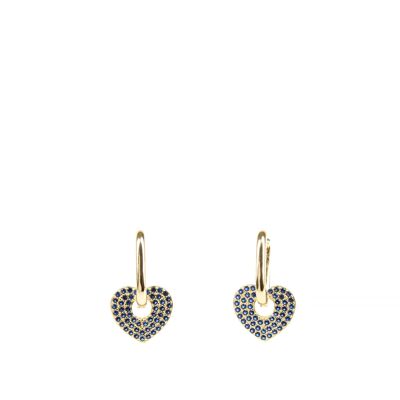 ADDICTED2 - Gold plated blue DANAE earrings